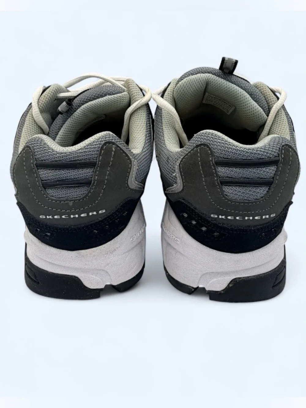 Skechers D'Lites Extra Wide Memory Foam Trail Shoes Mens 11.5 EW Wide Walking